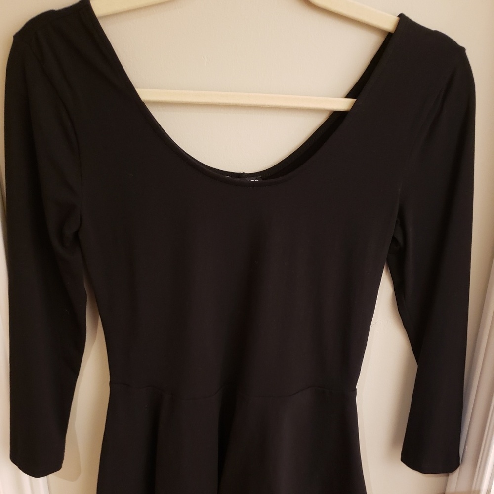 Express Scoop-neck Peplum Top